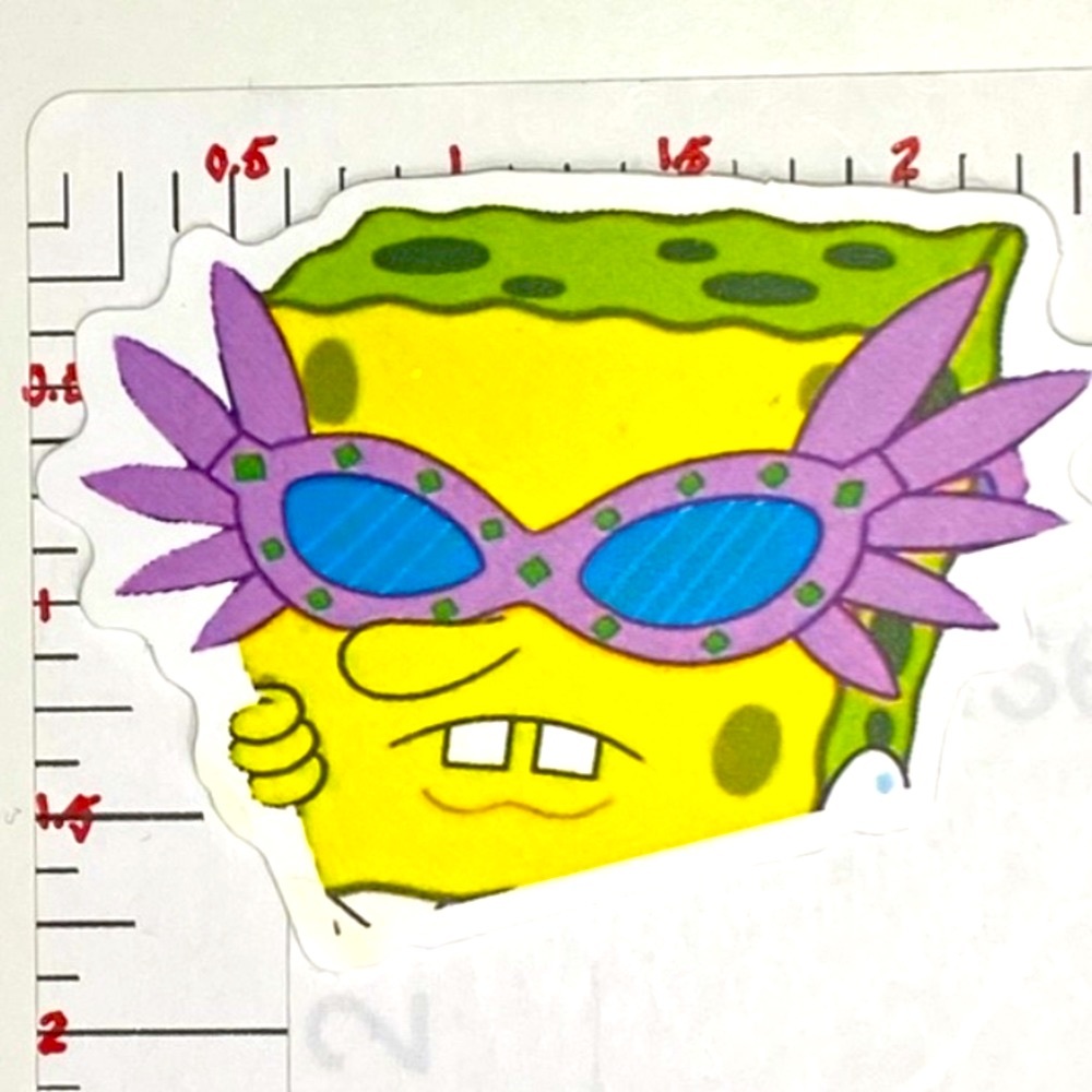 10/$10 Build Your Own Sticker Bundle: Spongebob Squarepants in Glasses